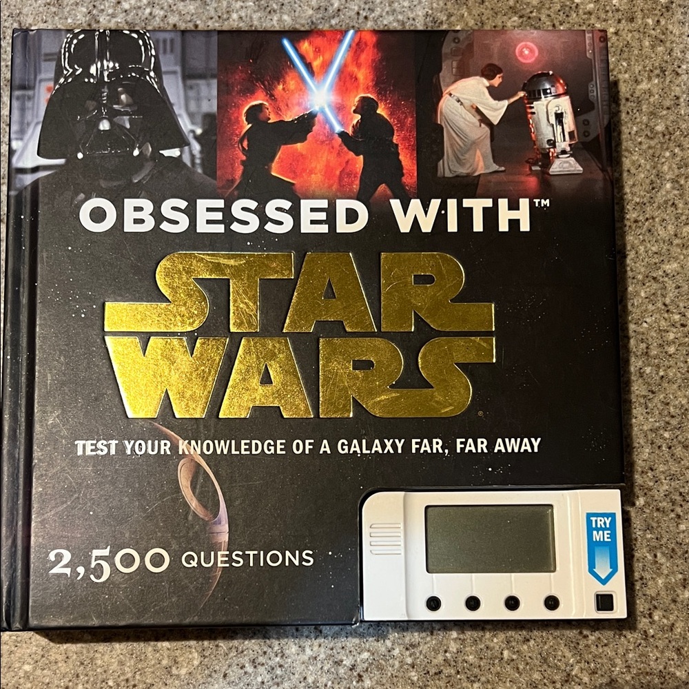 Star Wars Interactive Quiz Book - Black and Gold